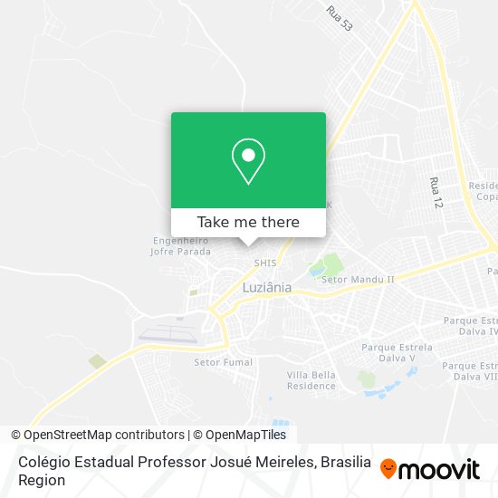 Colégio Estadual Professor Josué Meireles map