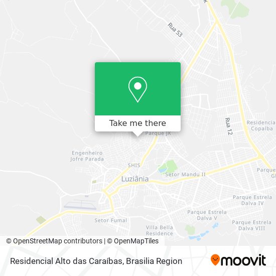 Residencial Alto das Caraíbas map