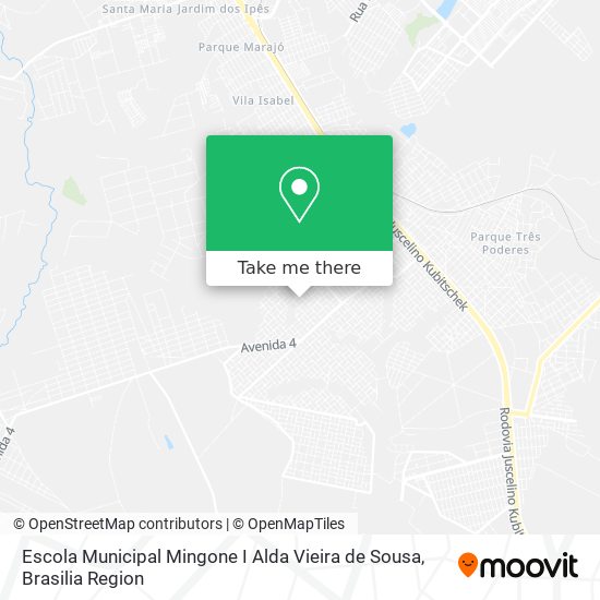 Escola Municipal Mingone I Alda Vieira de Sousa map