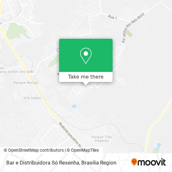 Bar e Distribuidora Só Resenha map