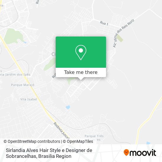 Sirlandia Alves Hair Style e Designer de Sobrancelhas map