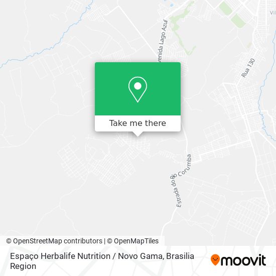Espaço Herbalife Nutrition / Novo Gama map