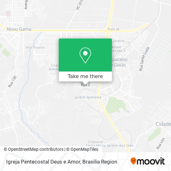 Igreja Pentecostal Deus e Amor map