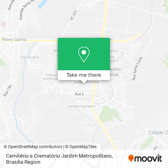 Cemitério e Crematório Jardim Metropolitano map