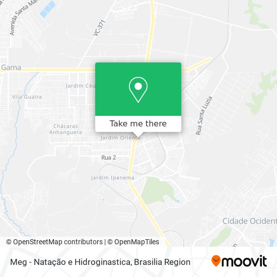 Meg - Natação e Hidroginastica map