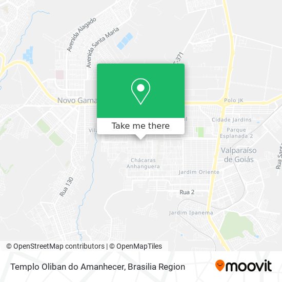 Templo Oliban do Amanhecer map