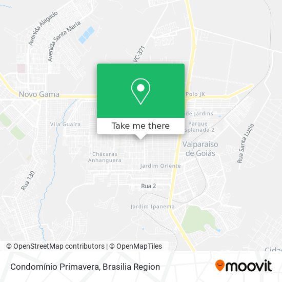 Condomínio Primavera map