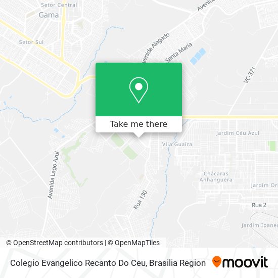 Colegio Evangelico Recanto Do Ceu map