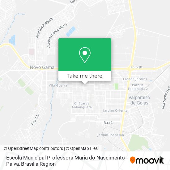 Escola Municipal Professora Maria do Nascimento Paiva map