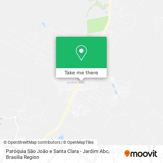 Paróquia São João e Santa Clara - Jardim Abc map