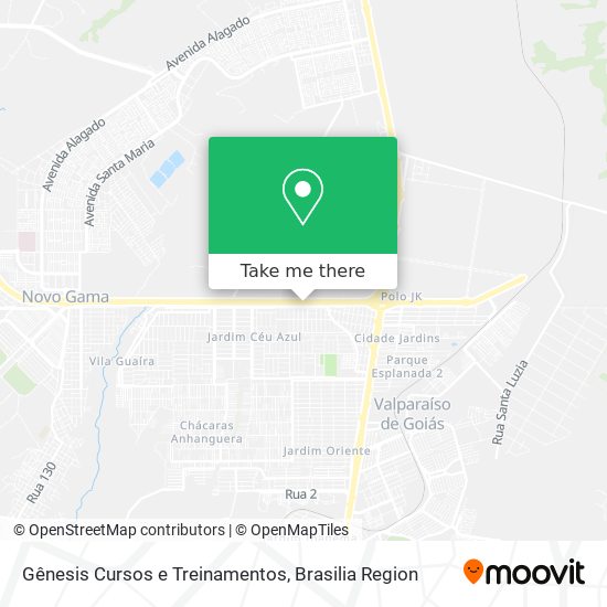 Gênesis Cursos e Treinamentos map