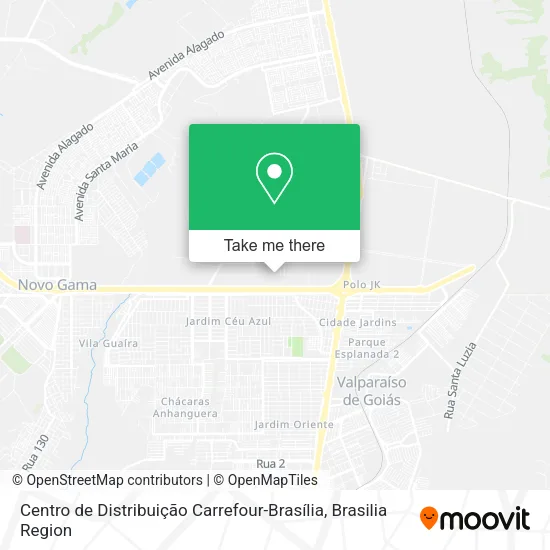 Centro de Distribuição Carrefour-Brasília map