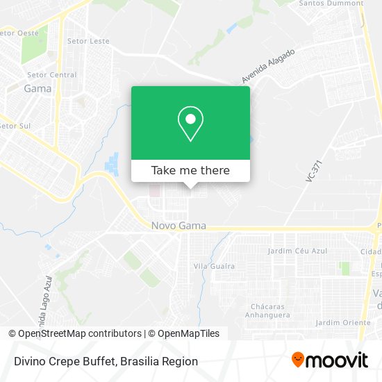 Divino Crepe Buffet map