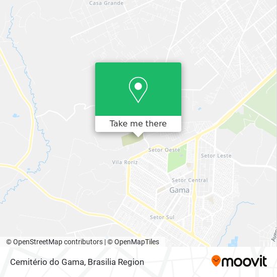 Cemitério do Gama map