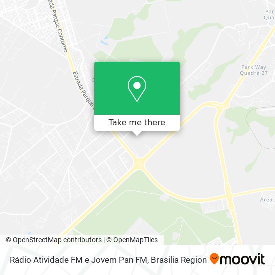 Rádio Atividade FM e Jovem Pan FM map