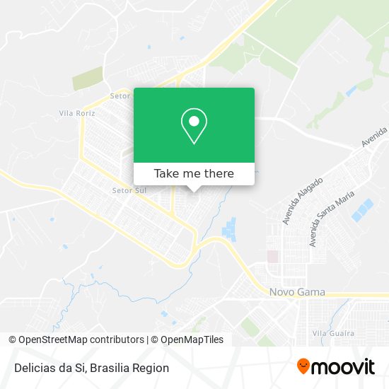 Delicias da Si map