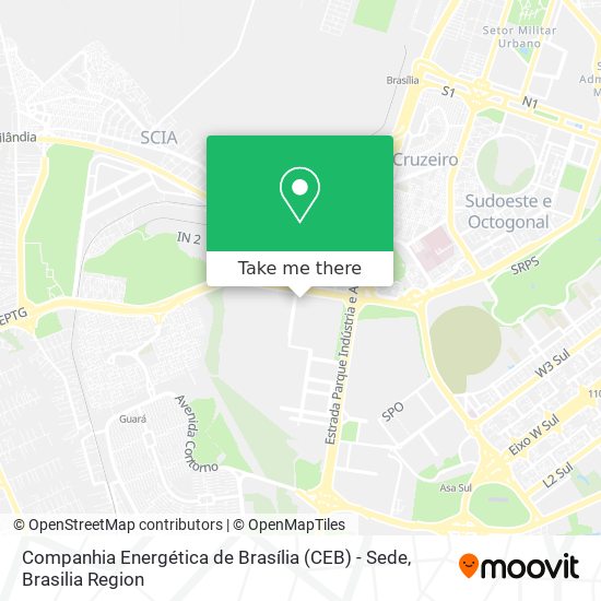 Companhia Energética de Brasília (CEB) - Sede map