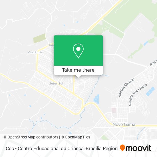 Cec - Centro Educacional da Criança map