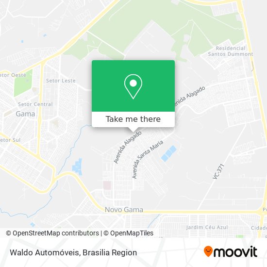Waldo Automóveis map