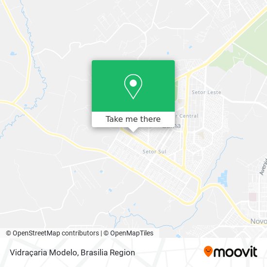 Vidraçaria Modelo map