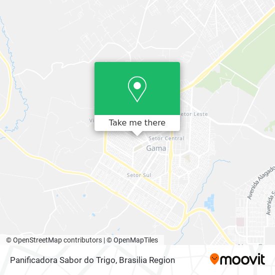 Panificadora Sabor do Trigo map