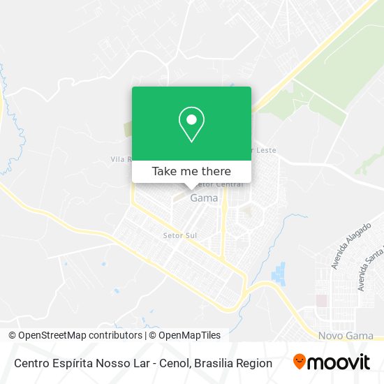 Centro Espírita Nosso Lar - Cenol map