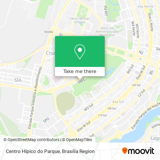Centro Hípico do Parque map