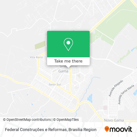 Federal Construções e Reformas map
