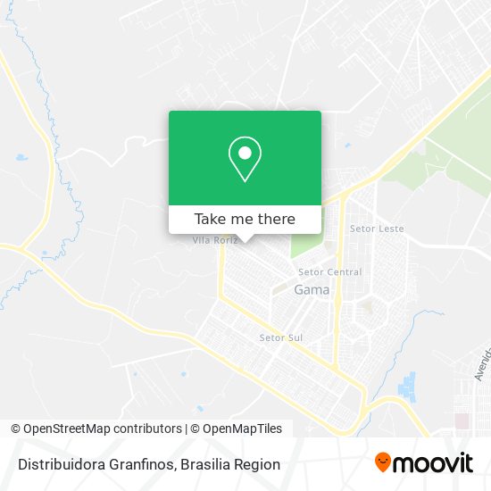 Distribuidora Granfinos map