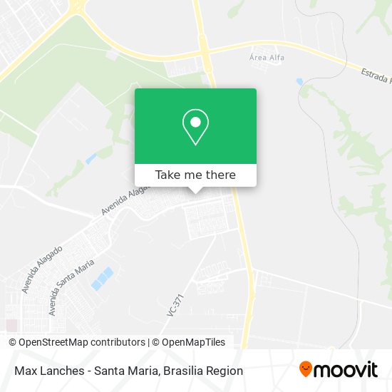 Max Lanches - Santa Maria map