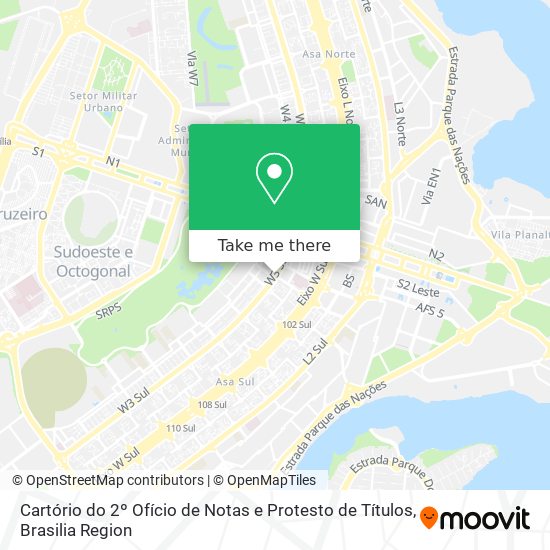Cartório do 2º Ofício de Notas e Protesto de Títulos map