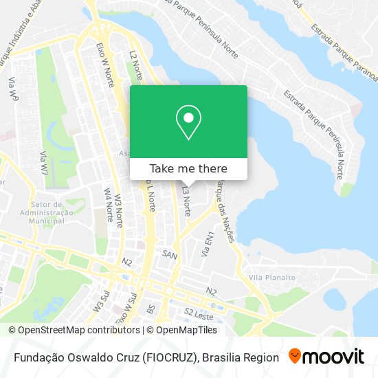 Mapa Fundação Oswaldo Cruz (FIOCRUZ)