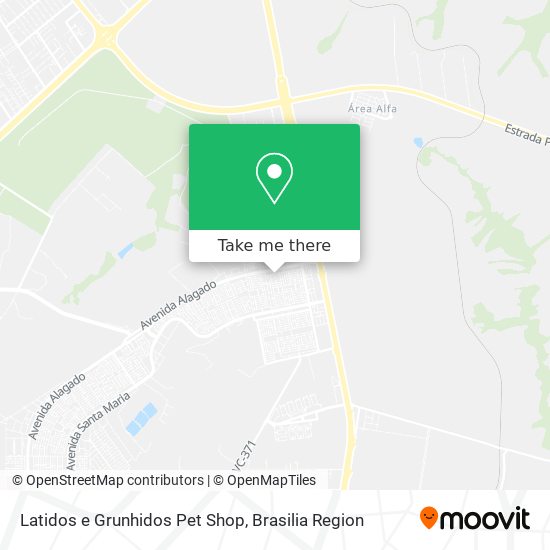 Latidos e Grunhidos Pet Shop map