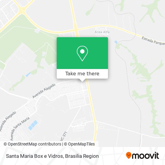 Santa Maria Box e Vidros map