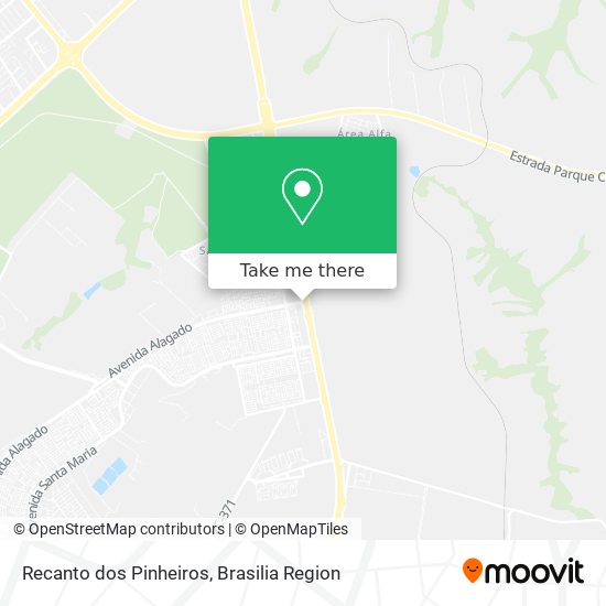 Recanto dos Pinheiros map