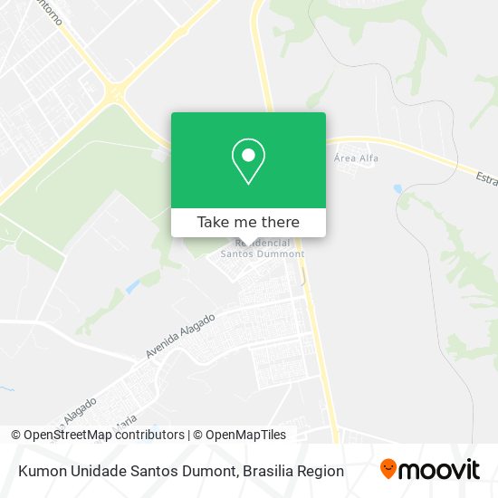 Kumon Unidade Santos Dumont map