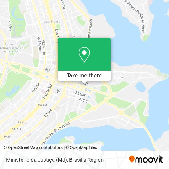 Mapa Ministério da Justiça (MJ)