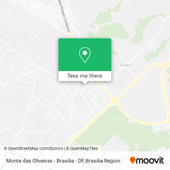 Monte das Oliveiras - Brasilia - DF map