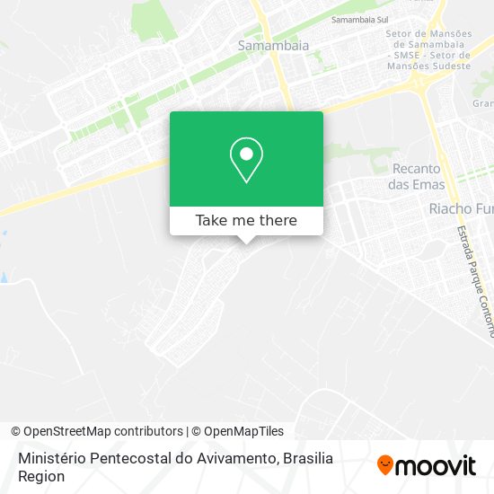 Ministério Pentecostal do Avivamento map