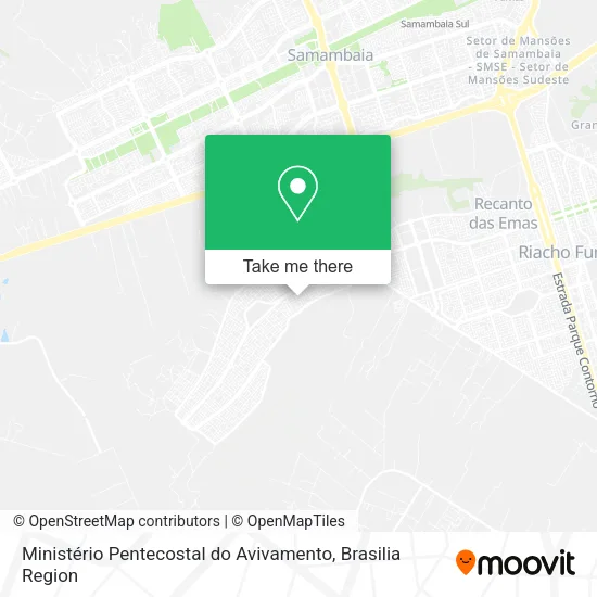 Ministério Pentecostal do Avivamento map