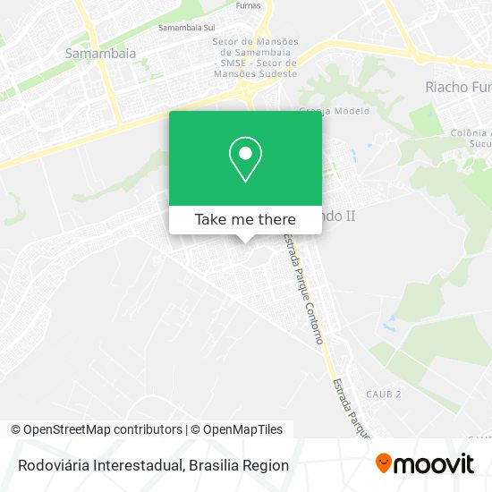 Rodoviária Interestadual map