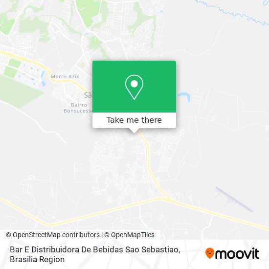 Bar E Distribuidora De Bebidas Sao Sebastiao map