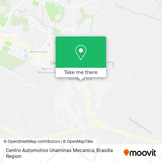 Centro Automotivo Unaminas Mecanica map