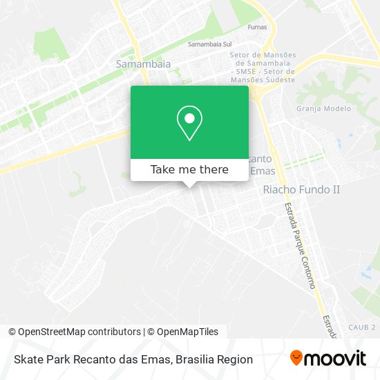 Skate Park Recanto das Emas map