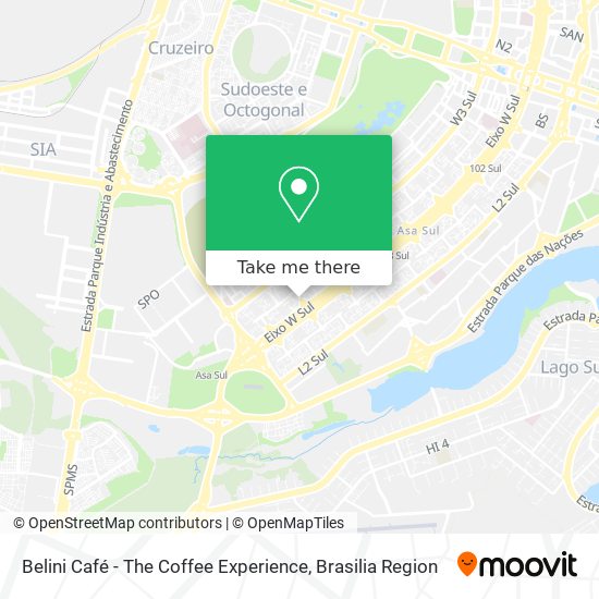 Belini Café - The Coffee Experience map