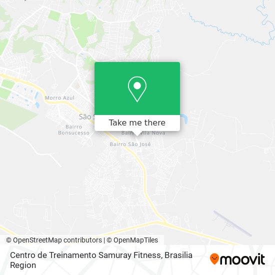 Centro de Treinamento Samuray Fitness map