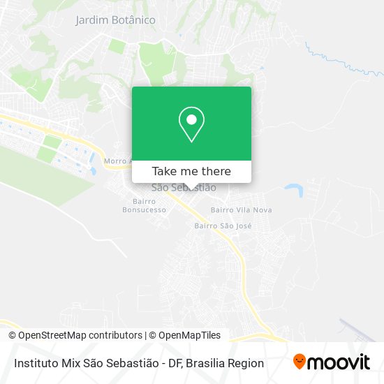 Instituto Mix São Sebastião - DF map