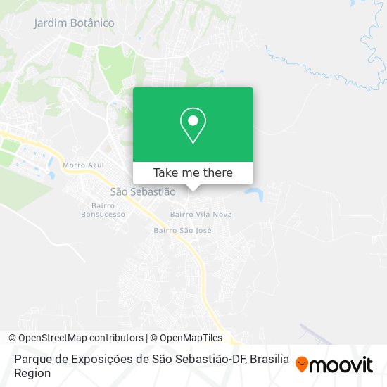 Parque de Exposições de São Sebastião-DF map