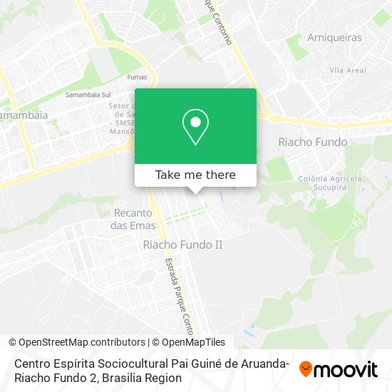 Centro Espírita Sociocultural Pai Guiné de Aruanda-Riacho Fundo 2 map