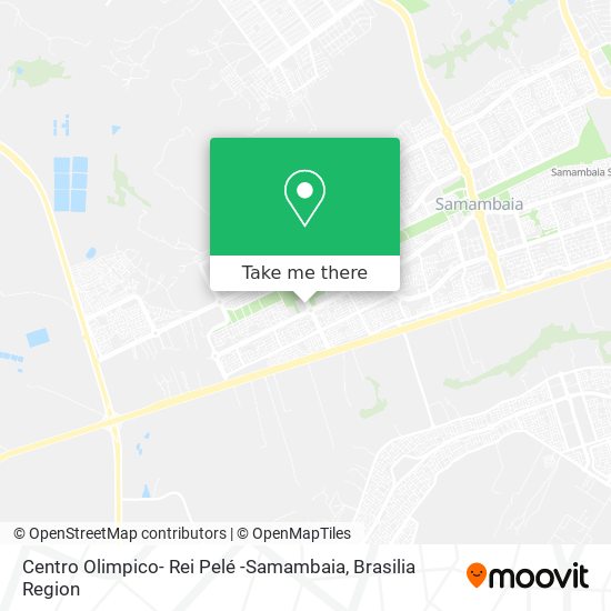 Centro Olimpico- Rei Pelé -Samambaia map